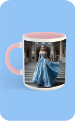 cindrella printed mug