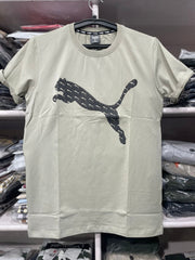puma printed half tshirt