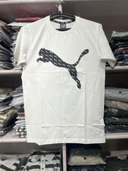 puma printed half tshirt