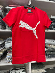puma printed half tshirt