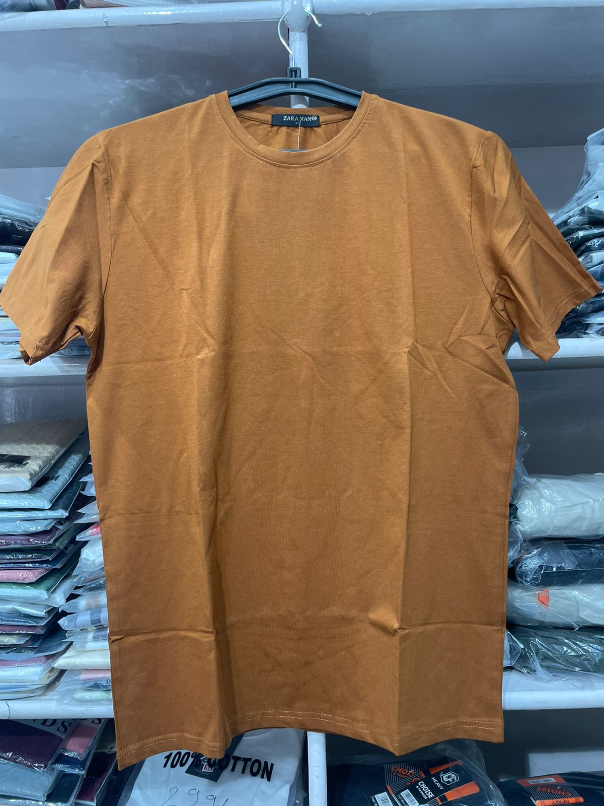 Plane half sleeve T-shirt