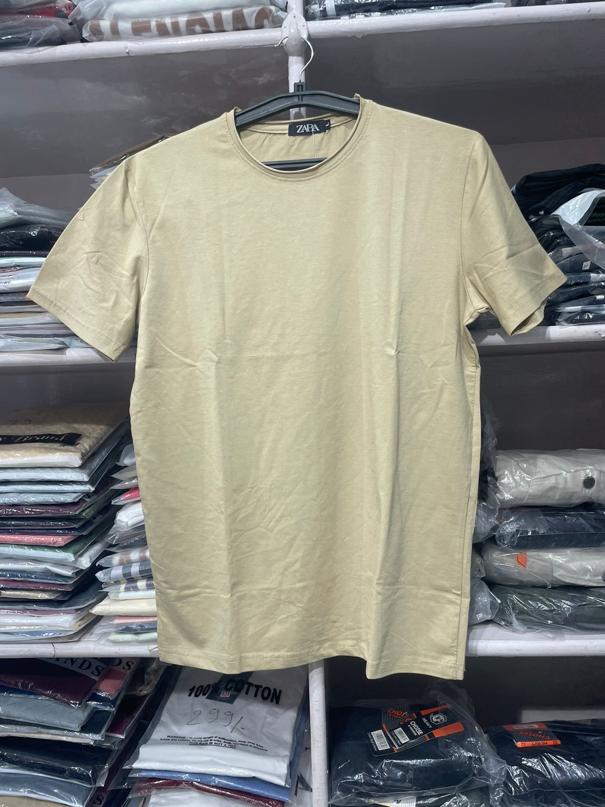 Plane half sleeve T-shirt