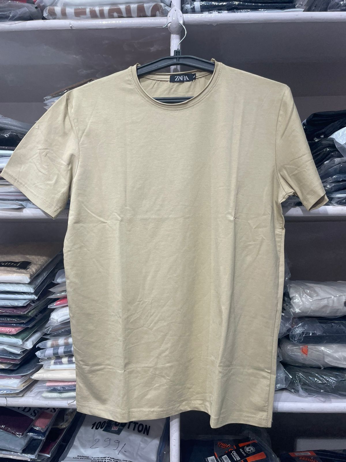Plane half sleeve T-shirt