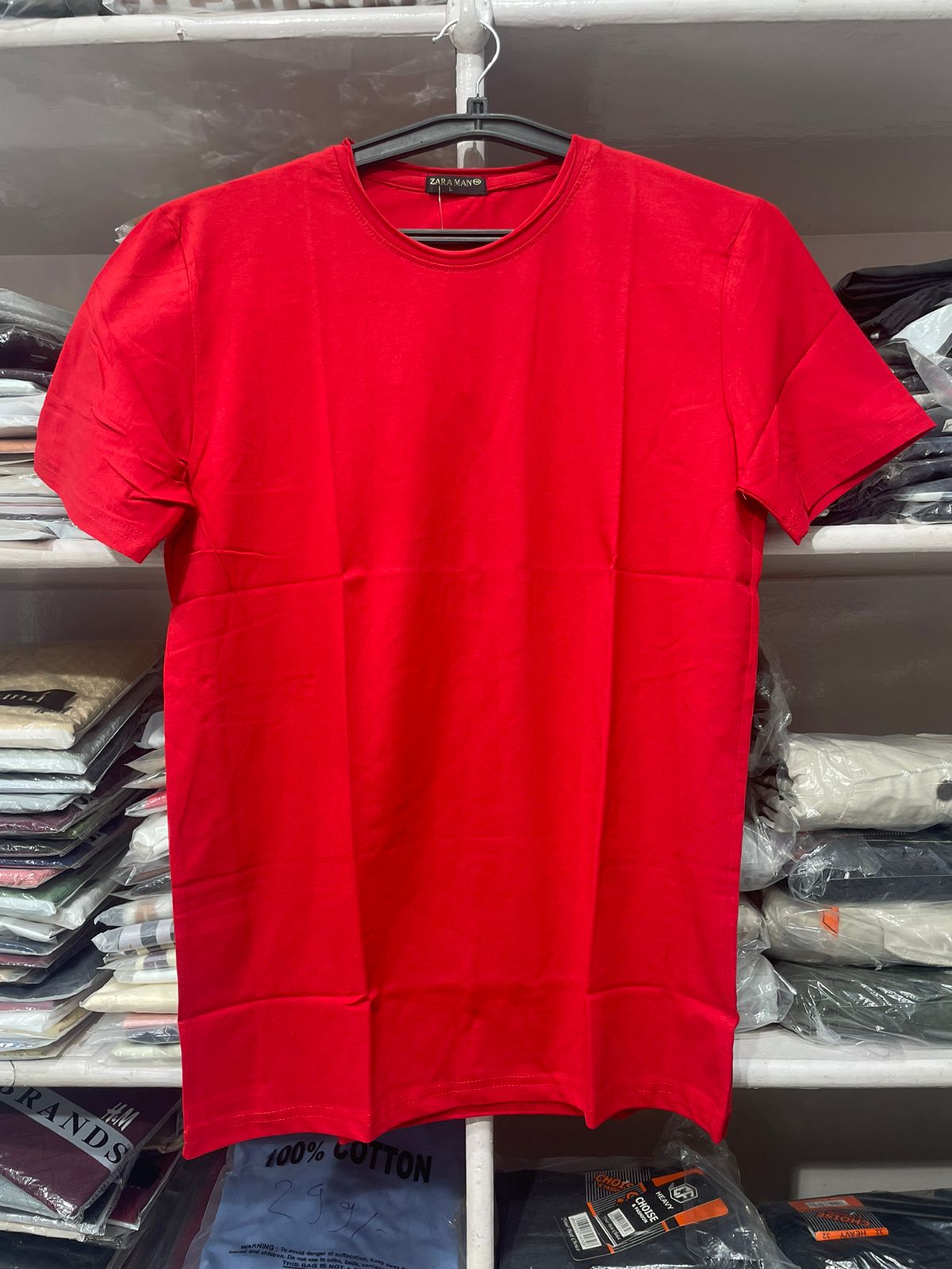 Plane half sleeve T-shirt