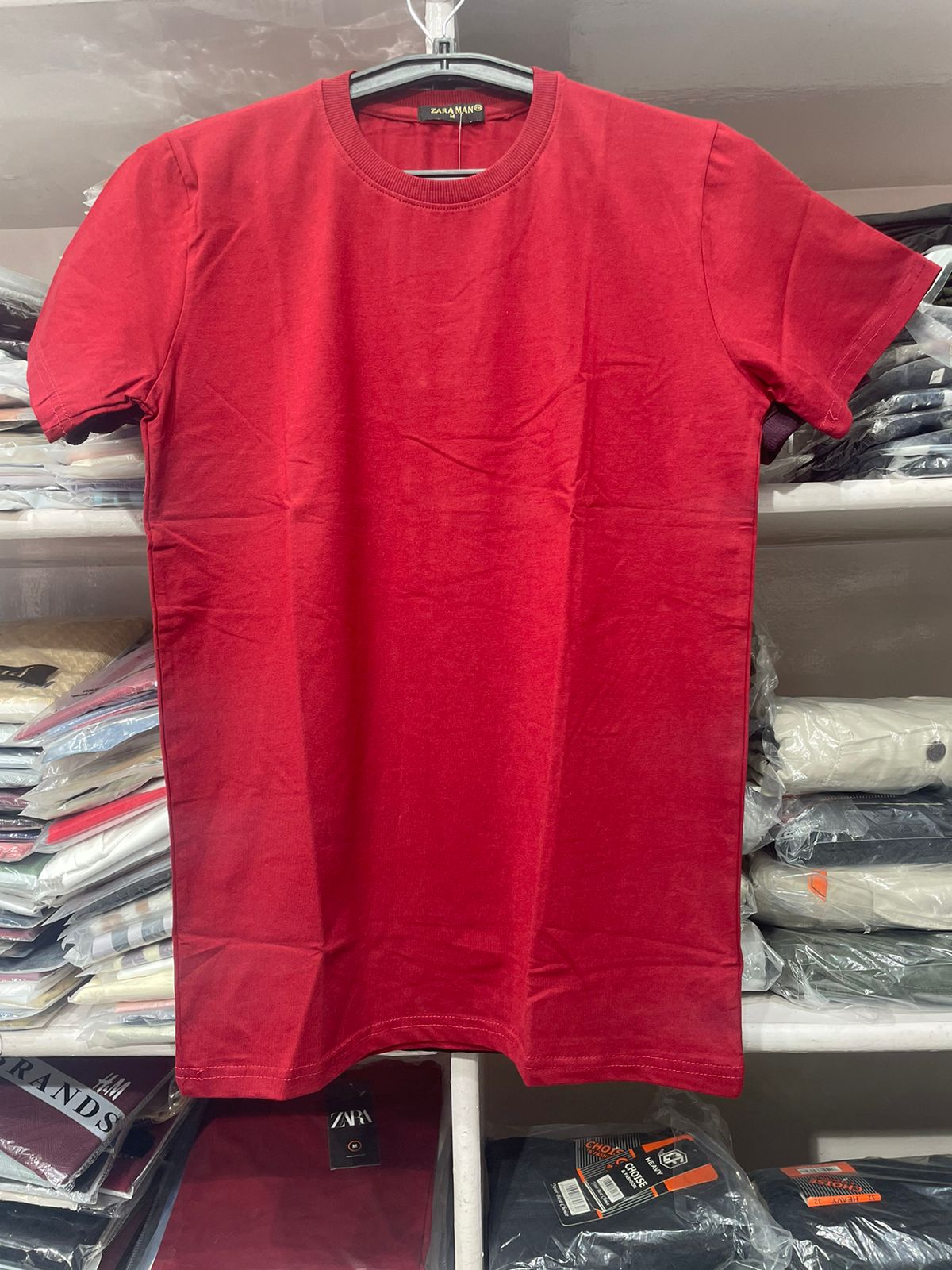 Plane half sleeve T-shirt